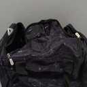 17 inch Small Duffle Bag - Carry On Weekender Bag for Travel Gym Sport - Black Marble