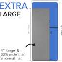Large Workout Mat - 10mm Extra Thick Exercise Mat & Wide Yoga Mat, 72"x32"