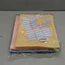 Extra Capacity Plastic Hanging File Folders Letter Size,12 Pack 2 Inch Capacity Hanging File folders with Tabs,Heavy Duty for Filing Cabinet,Home and Office File,Pastel Colors