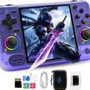 RF40H Retro Handheld Game Console, 4.0" Retro Gaming Console, Built-in 20,000+ Classic Games, Supports WiFi Connection, Open Source Linux System, Portable Handheld Video Games (Purole)
