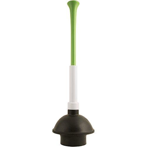 PlumbCraft 14-18-in. Stow-Away Plunger with Adjustable Handle 7503500, Heavy Duty Toilet Plunger for Households, Ergonomic Plunger to Unclog Toilet, Toilet Bowl Plunger with Ergonomic Handle