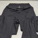 Sunzel Flare Leggings, Crossover Yoga Pants for Women with Tummy Control, High-Waisted and Wide Leg Black, 2XL