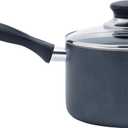 T-fal Specialty Nonstick Handy Pot with Glass Lid 3 Quart Oven Safe 350F Cookware, Pots and Pans, Dishwasher Safe Black
