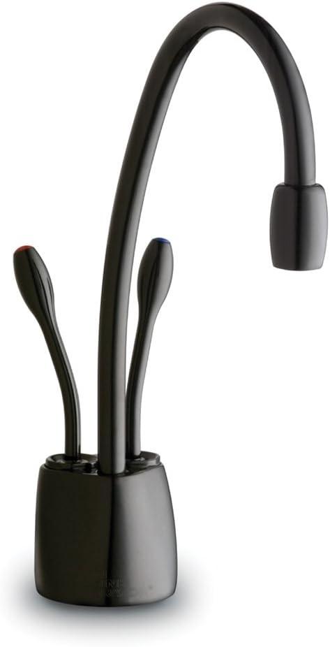 InSinkErator Contemporary Instant Hot and Cold Water Dispenser - Faucet Only, Matte Black, F-HC1100MBLK