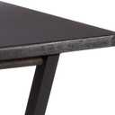 Amazon Basics Portable Foldable TV Tray Table with Storage Rack, Space-Saving Design, 15" x 19" x 26", Black, 4-Pack