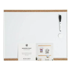 Modern Pinit Magnetic Dry Erase Board Frame, 16x20