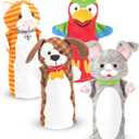 Melissa & Doug Playful Pets Hand Puppets (Set of 4)