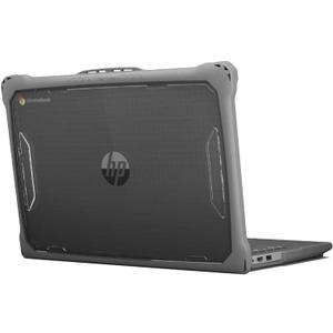 MAXCases Extreme Shell-F2 Slide Case for HP Fortis Chromebook G10 11" (Gray/Clear)
