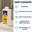3 x 4 Uses Ice Machine Cleaner Maker Descaler, 16.9 fl oz Nickel Safe Ice Maker Cleaner Solution - Cleaning Kit Compatible with Major Brands (GE Opal, Whirlpool 4396808, Scotsman, Manitowoc, Hoshizaki)