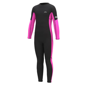 Hevto Kids Wetsuit for Boys Girls Toddler Youth 3/2mm Neoprene Full Wet Suits in Cold Water for Swimming Surfing Diving (10, K1-2mm-Front Zip-Green)