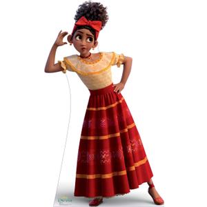 Cardboard People Dolores Cardboard Cutout - Encanto
Made in USA, 67 x 39 inches, Disney, 2021 film, Single-sided print, Easel back included