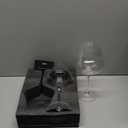 JBHO Hand Blown Italian Style Crystal Burgundy Wine Glasses - Lead-Free Premium Crystal Clear Glass - Set of 2-21 Ounce - Gift-Box for any Occasion