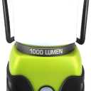 Tahoe Trails LED Camping Lantern, Battery Powered Bright LED Lantern with 1000LM, IPX4 Waterproof Tent Light, Perfect Camping Flashlight for Hiking, Camping, Hurricane, Emergency, Survival Kits, Home