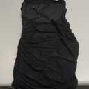 KUTUMAI Women's Ruched Bodycon Mini Dress Summer Spaghetti Strap Party Club Dresses M