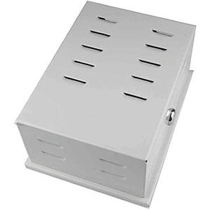 Universal Thermostat Guard, Off-White, Metal