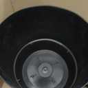 Root & Vessel Majestic Mid-Century Modern Low Profile Cylinder Pot, Matte Black, 12.5"