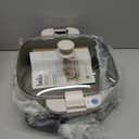 bella Make & Take Electric Skillet, Fits-anywhere kitchenware, EverGood Ceramic Coating, Adjustable Temperature & Dishwasher-Safe Tempered Glass Lid, Cast Aluminum Base, 1200 Watt, Oatmilk