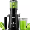 ECOSELF Cold Press Juicer,slow juicer with 4.35" Large Feed Chute Fit Whole Fruits and Vegetables & Easy to Clean