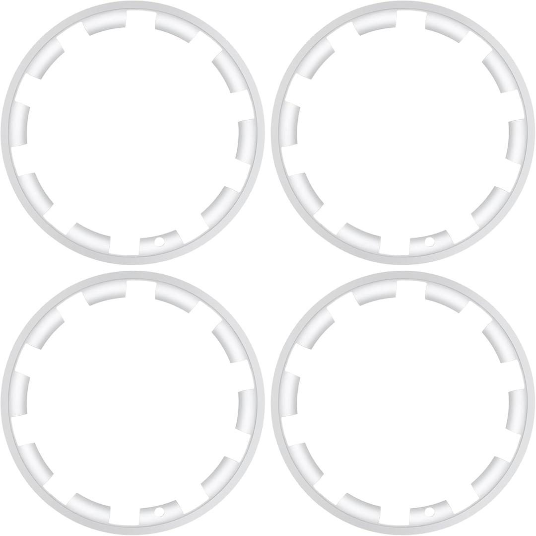 Tesla Wheel Cover 2026 Model Y|Wheel Rim Protector Fit Juniper 20" Helix 2.0 Wheels 4PCS ABS Guard Hubcap Cover for Curb Rash Prevention| Tesla Model Y Juniper Accessories 2025 2026 |Silver(Set of 4)