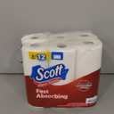 Scott Paper Towels, Choose-A-Sheet, 6 Double Rolls = 12 Regular Rolls (108 Sheets Per Roll)