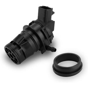 Windshield Washer Pump, Standard Windshield Wiper Fluid with Grommet, Front Washer Fluid Wiper Pump Compatible with Toyota, Lexus, Subaru, Mazda, Nissan, Acura, Honda Replace#85330-60190 85330-AE010