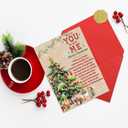 3 x Merry Christmas Card for Husband Wife Boyfriend Girlfriend, Romantic Christmas Gifts for Him Her, Happy Xmas Holiday Card for Women Men (es159)