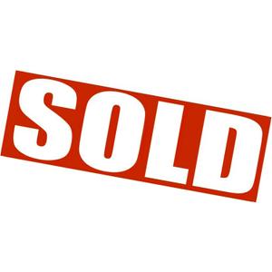 Sold Sign for Estate Rider,Reusable Magnetic and Adhesive Sticker Option,Sign for Realtors, Magnetic Sold Indicator for Real Estate (12 X 4 inch