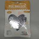 Pink Heart Shaped balloons Pack of 10, 18 Inch Love Valentine Balloons Silver Heart Romantic Balloons For Valentines Day Propose Marriage Wedding Bridal Shower Engagement Party Decorations