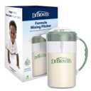 Dr. Brown's Baby Formula Mixing Pitcher with Adjustable Stopper, Locking Lid, & No Drip Spout, 36oz, BPA Free, Olive