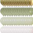 Pastel Sage Green Gold Balloons 12inch - Olive Green White Balloons for Baby Bridal Wedding Shower Birthday Party Decorations 60packs (Sage Green + Gold)