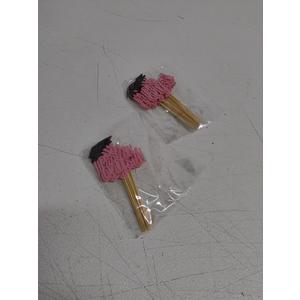30 PCS 2025 Graduation Theme Cupcake Toppers - Glitter So Proud of You Way to Go Diploma Congrats Grad Cap Picks for Party Cake Decorations Supplies Pink