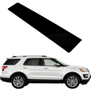 B Pillar Molding Trim 926-449 Compatible with Ford Explorer 2011-2016, Front Right Passenger Side Door Applique, Replace Part# BB5Z7820554AB, Gloss Black