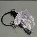 Princess White Tiara Gloves Sunglasses Headphones, Princess Costume Accessories Women Bachelorette Party Decorations (4 Pcs - Style c)