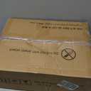 Furologee Nightstands Set of 2, Industrial End Table with Fabric Drawer&Storage Shelf, Small Bedside Table Organizer for Small Space for Living Room, Tall 23.6" Night Stand for Bedroom, Black Oak