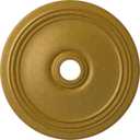 Ekena Millwork CM24DIPGS Diane Ceiling Medallion, 24"OD x 3 5/8"ID x 1 1/4"P (Fits Canopies up to 6 1/4"), Hand-Painted Pharaohs Gold