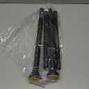 Thestoa Shower Curtain Rod Adjustable 4378 inch, 1"Diameter Spring Tension Curtain Rod No Drill, AntiRust NonSlip Shower Rod, Black Shower Curtain Rod for Bathroom Tension