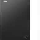 Seagate Portable 5TB External Hard Drive HDD – USB 3.0 for PC, Mac, PS4, & Xbox - 1-Year Rescue Service (STGX5000400), Black