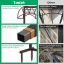 TomCare Garden Hose Holder Upgraded 4 Spikes Water Hose Holder with 2 Tool Hooks Sturdy Hose Reel Holds 150ft Hose Freestanding Hose Stand Hose Hanger Hose Storage for Outside Yard Lawn, Bronze