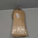 Poever Kraft Paper Wine Bags with Handles - 5.25x3.25x13 inch for Whiskey & Spirits Bottles - 25PCS Brown Gift & Party Bags