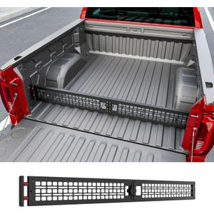 Truck Bed Divider Compatible with 2019-2026 Chevy Silverado GMC Sierra 1500 20-26 2500 3500 Truck Bed Organizer Storage Molle Panel Replacement for 2019-2026 Chevy Silverado Accessories
