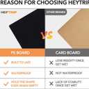 HEYTRIP Large Trunk Organizer With Built-in Leakproof Cooler Bag, 2 Tie-Down Straps, 4 Removable Dividers, Foldable Cover, Built with 2mm PE Board