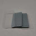 WIBIMEN Mini Ice Cube Trays, Small Tiny Round Pebble Crushed Nugget Ice Trays for Freezer with Lid - Chilling Drinks Coffee Juice(2 Pack/0.55In - Blue)