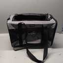 Vceoa 17.5x11x11 Inches Cat, Dog Carrier for Pets Up to 16 Lbs, Soft-Sided Cat Bag Animal Carriers Travel Puppy Carry As a Toy of Fabric Pet Home (XH)