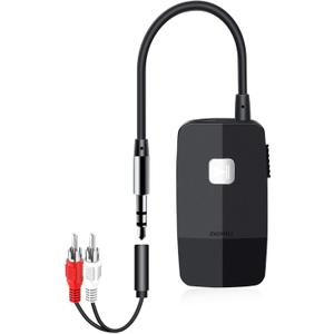 iDIGMALL Advanced Bluetooth 5.4 Receiver for Home Stereo, Wireless Audio Adapter for Wired Speaker Car Stereo Music Streaming with 3.5mm RCA Jack, 20 Hours Playtime, Easy to Slide ON/Off, Multi-Point