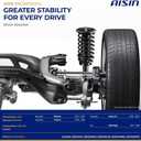AISIN AFTERMARKET SABAZ-00976 2pcs Rear Suspension Shock Absorber