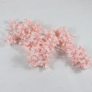 4 Forks100Cm Floating Snow Cherry Blossoms Flower for Road Leading Wedding Hall Artificial Silk Flower Wall Home Decoration(Pink)