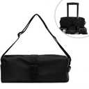 Small Sports Bags for Men and Women, Woukksy Travel Bag, Portable, Waterproof, Fashionable Crossbody Bag for Weekend Trips, Gym, Swimming, Travel, Yoga and Sauna, black, 1