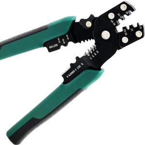 Wire Crimper Tool with Stripper Cutter,Multifunctional Stripping Crimping Pliers Terminal Pliers and Crimping Tool