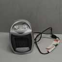 GiveBest Portable Electric Space Heater with Thermostat, 1500W/750W Safe and Quiet Ceramic Heater Fan, Heat Up 200 Square Feet for Office Room Desk Indoor Use, Silver