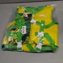 Gogokids Toddler Swim Vest, Premium Swim Vest for Kid Swimming Jacket for 30-40-50-60-70-80 Lbs Girls and Boys, Toddler Floaties Swimming Aid with Dual Safety Strap for 2-9 Years in Pool/Puddle/Beach (Yellow)